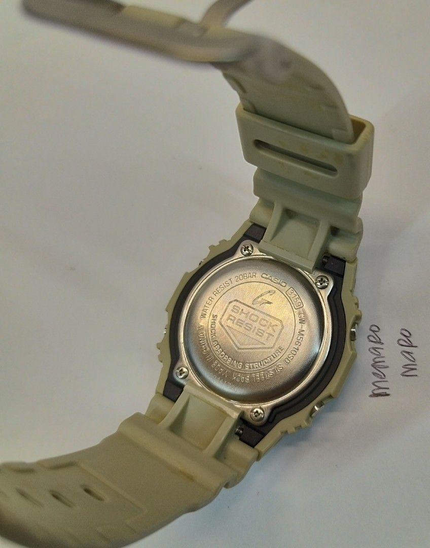 G-Shock petak GW-M5610SD MB6 creamy, Men's Fashion, Watches