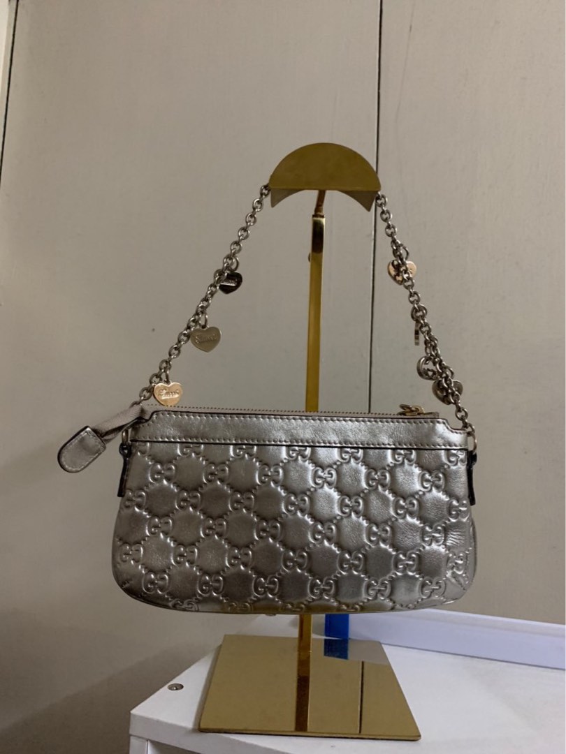 Gucci GG Monogram Guccissima Leather On Chain Pochette Mini Bag, Luxury,  Bags & Wallets on Carousell