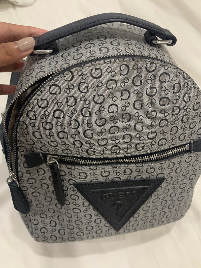 Guess small backpack price sales