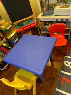 Heavy Duty Kids Table with 2 chairs