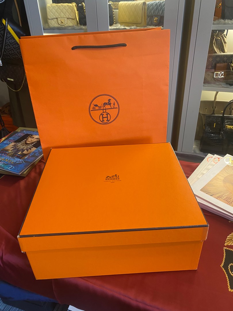 Hermes box, Luxury, Bags & Wallets on Carousell