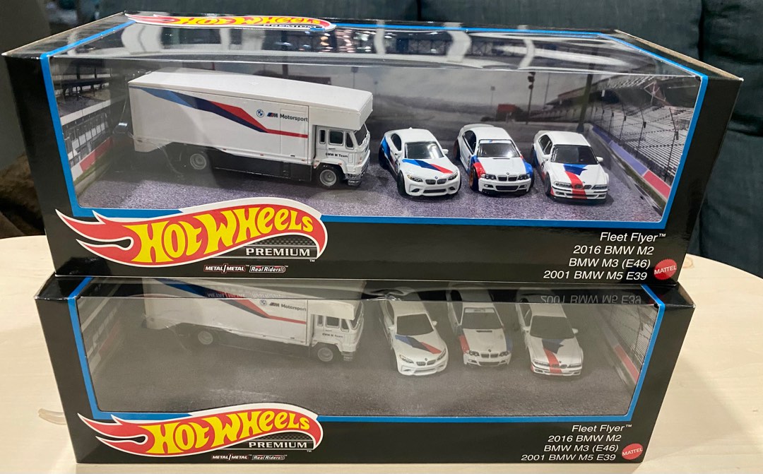 Hot Wheels BMW Fleet Flyer Diorama Box Set, Hobbies & Toys, Toys