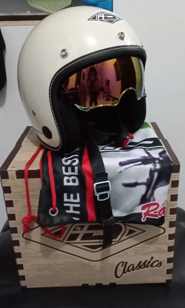 Half face helmet classic clearance