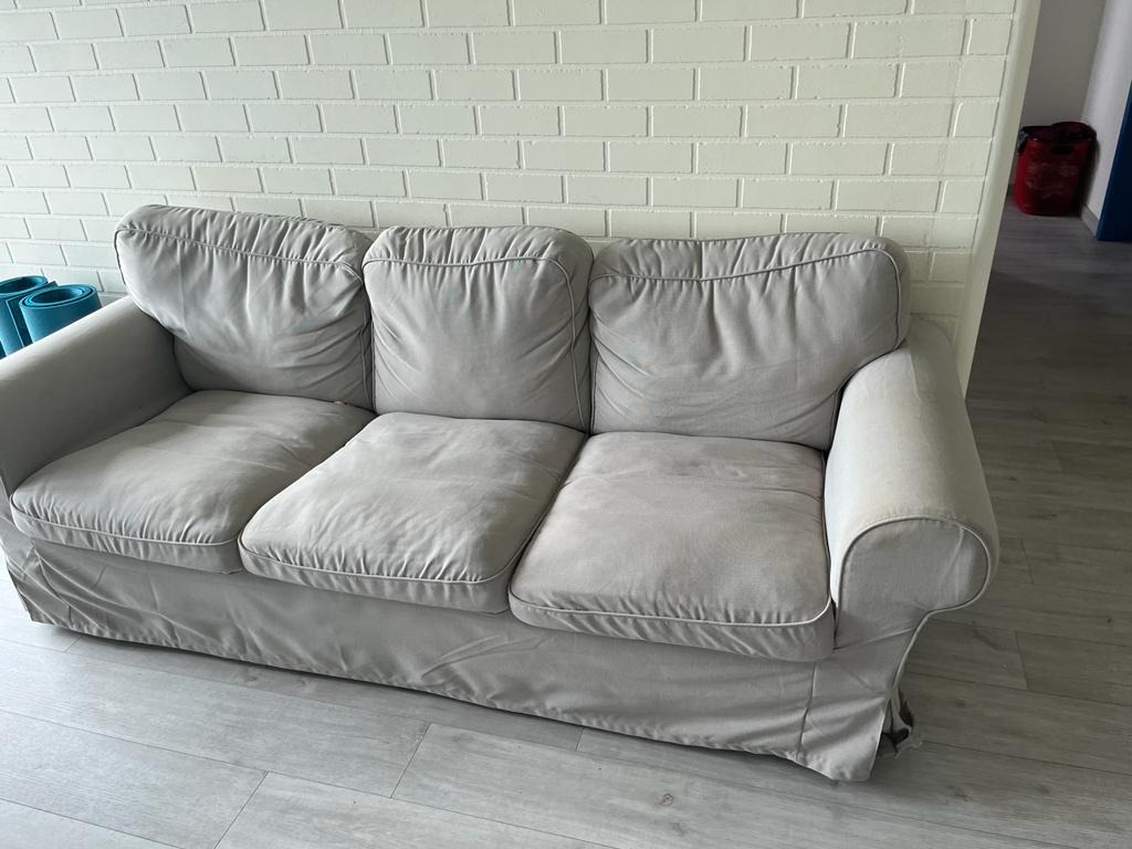 Ikea EKTORP 3 seater sofa. Exactly one year old. Moving sale, Furniture