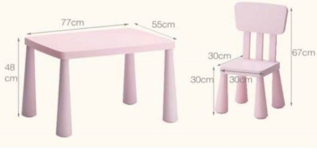 Mammut pink deals table