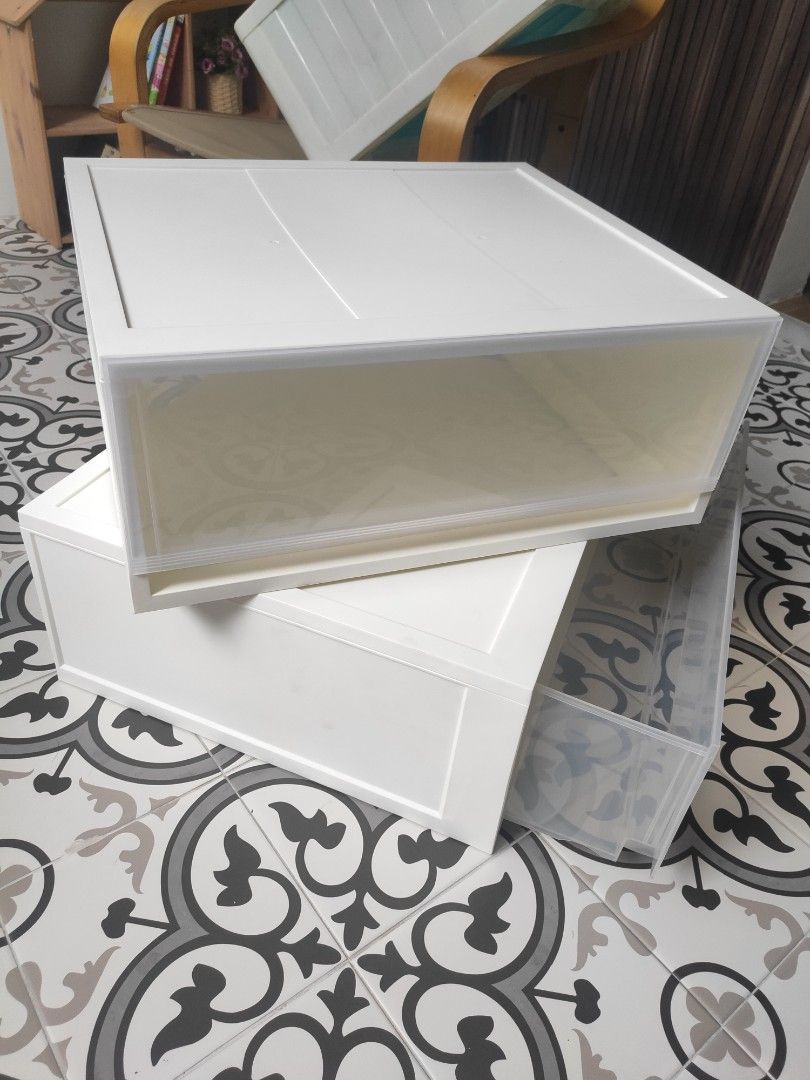 IKEA storage boxes with drawers, Furniture & Home Living, Home