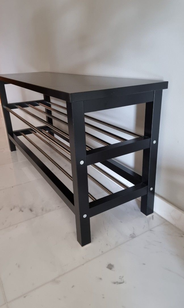 Ikea TJUSIG Shoe Rack Furniture Home Living Furniture Shelves Cabinets Racks on Carousell