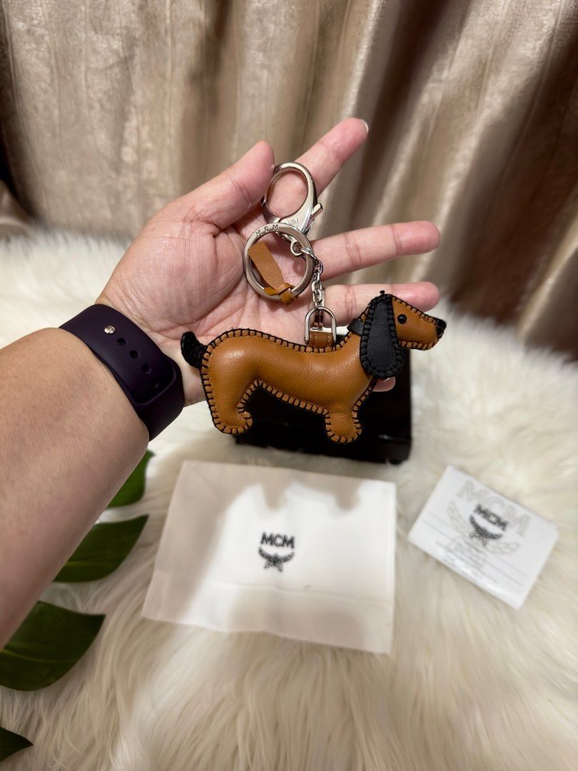 Mcm hotsell keychain dog
