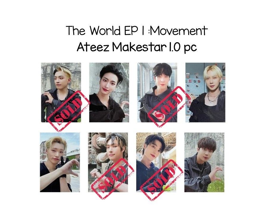 ATEEZ GOLDEN HOUR MAKESTAR特典　コンプリート ATEEZ GOLDEN HOUR MAKESTAR特典 コンプリート - K-POP・アジア
