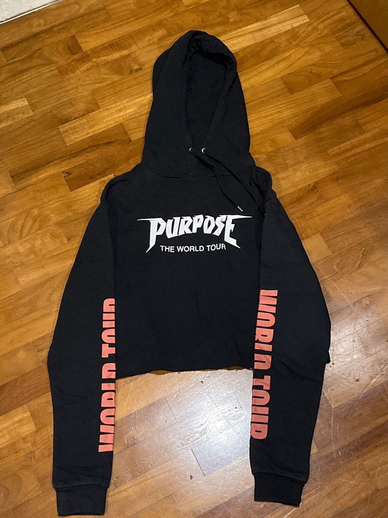 Purpose tour discount cropped hoodie
