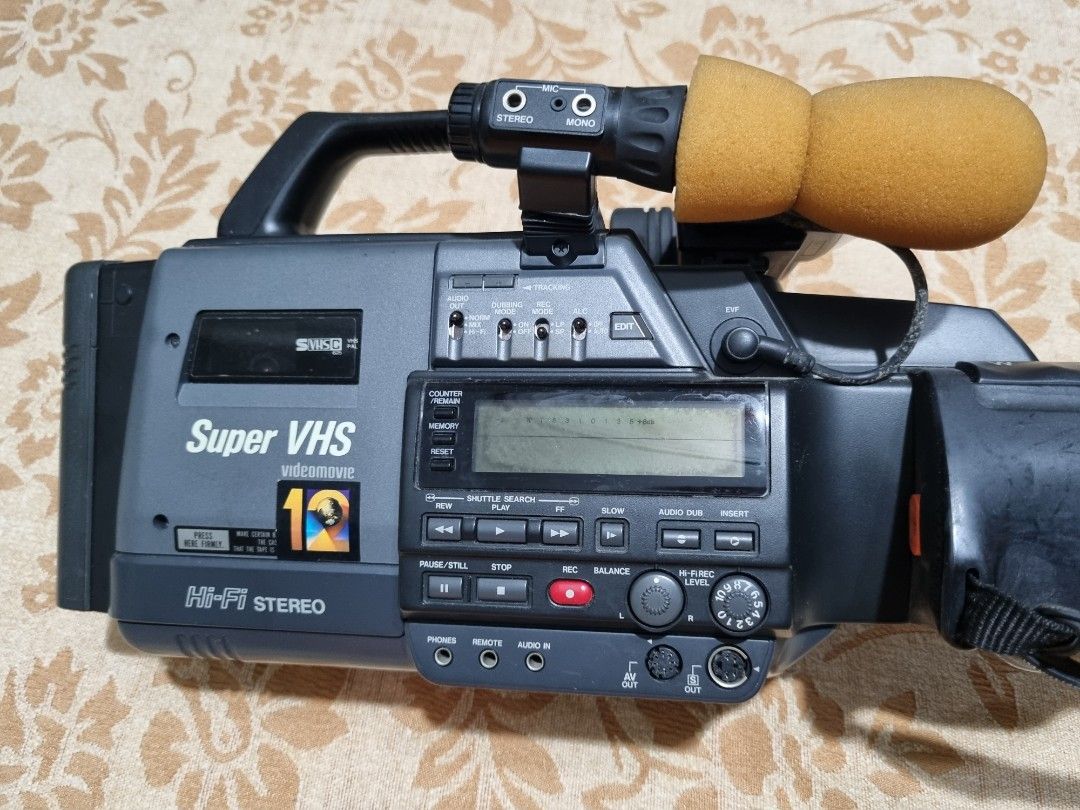 JVC GRS707 Super VHS Video Recorder Vintage Rare Video Movie