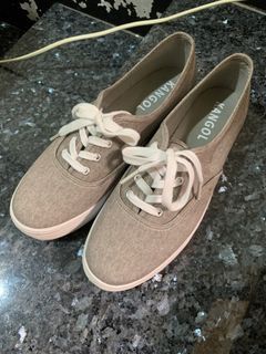 KANGOL 厚底 帆布鞋