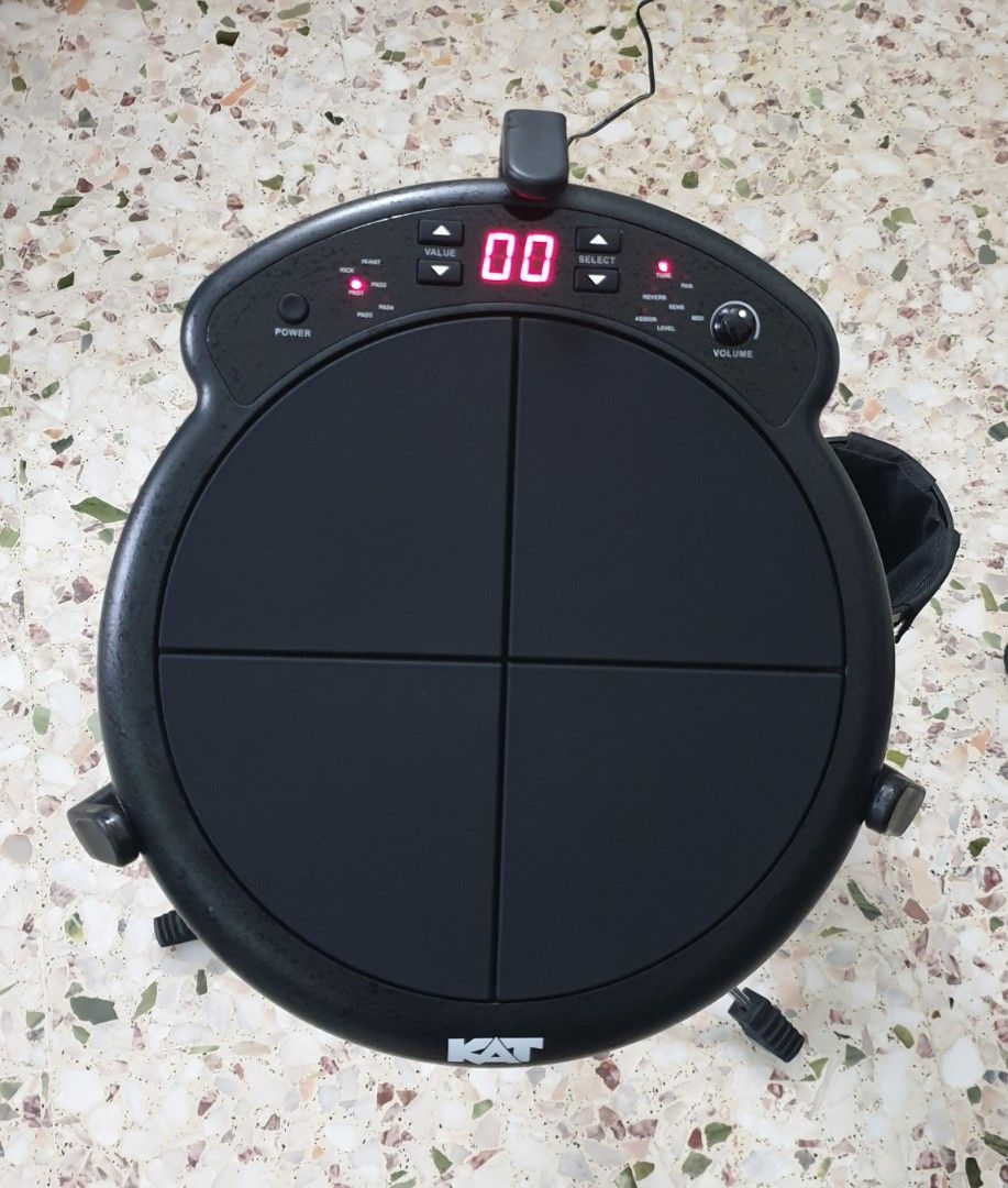 Kat Percussion drum pad KTMP1 with stand, Hobbies & Toys, Music & Media