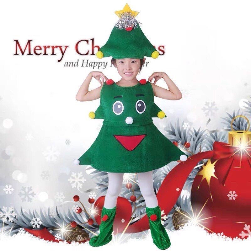 Christmas tree dress new arrivals kids