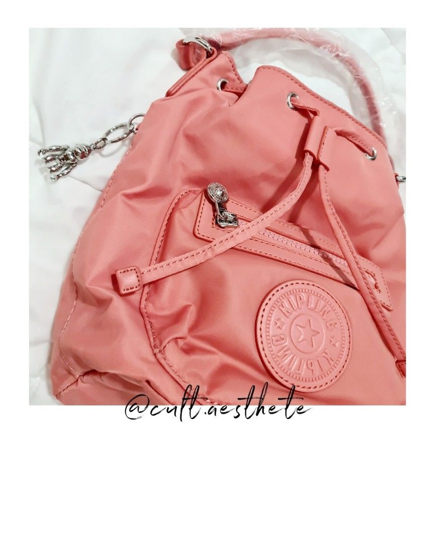 KIPLING VIOLET convertible bucket bag, Women's Fashion, Bags & Wallets