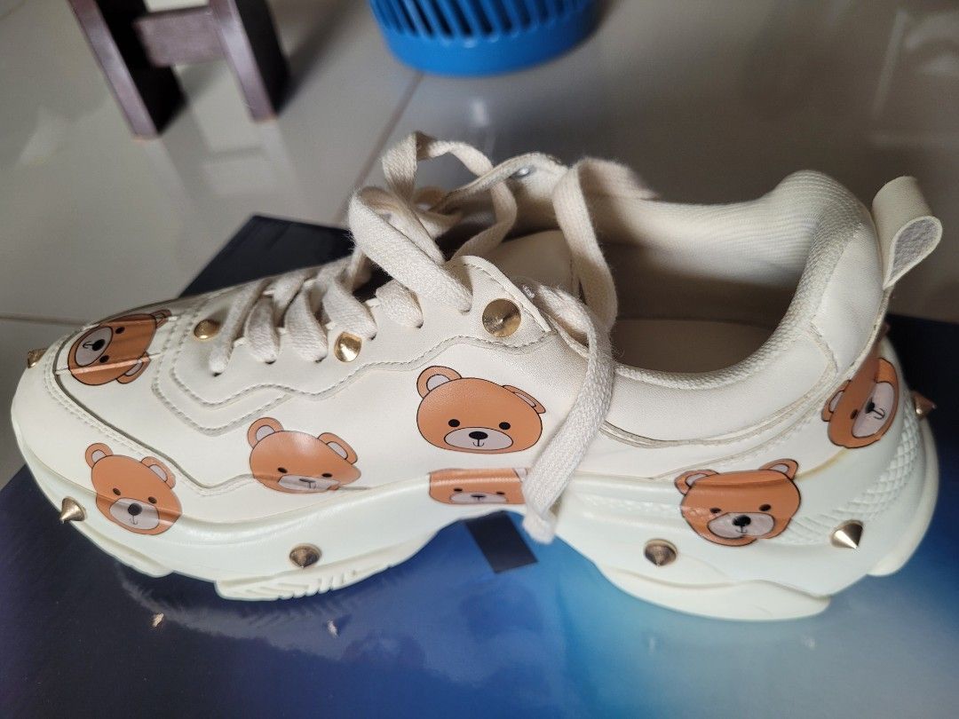 Koi bear shoes cute, Women's Fashion, Footwear, Sneakers on Carousell