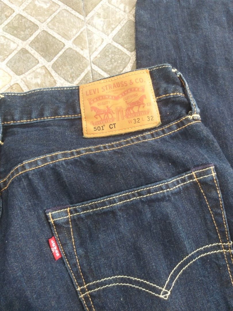Levis 501 CT, Men's Fashion, Bottoms, Jeans on Carousell