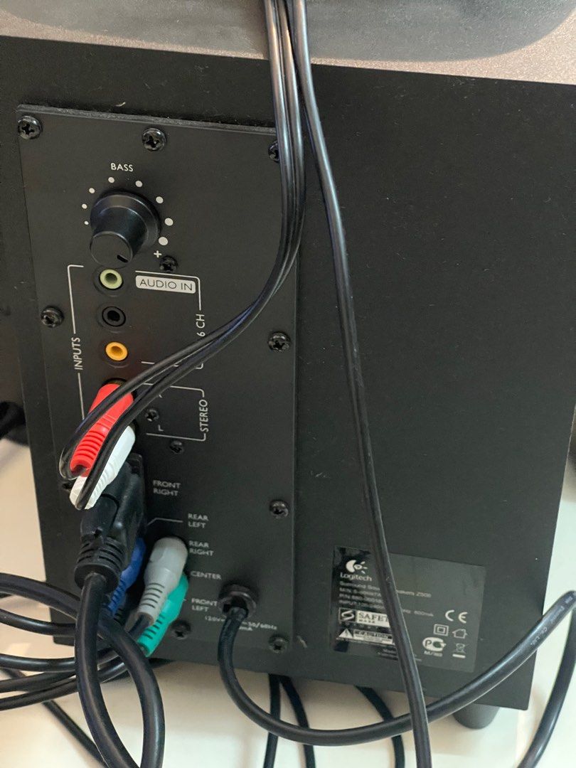 LOGITECH 5.1 Z506 speaker, Audio, Soundbars, Speakers & Amplifiers on