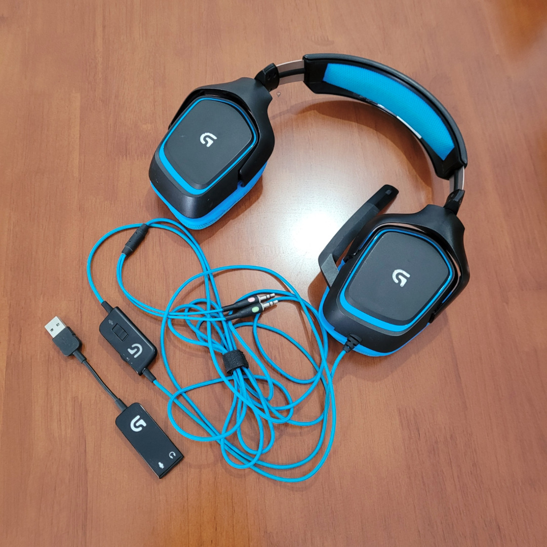 Logitech G430 Gaming Headset, Audio, Headphones & Headsets on Carousell