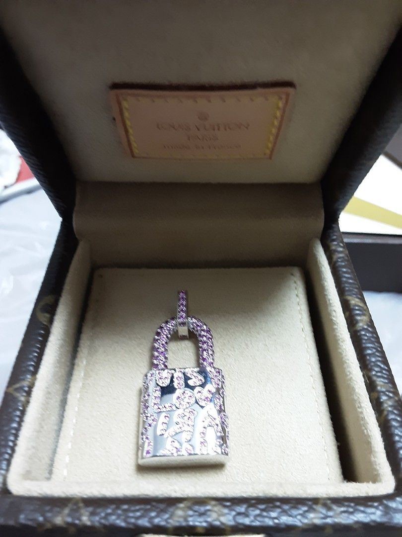 Louis Vuitton 18k White Gold and Pink Sapphire Stephen Sprouse