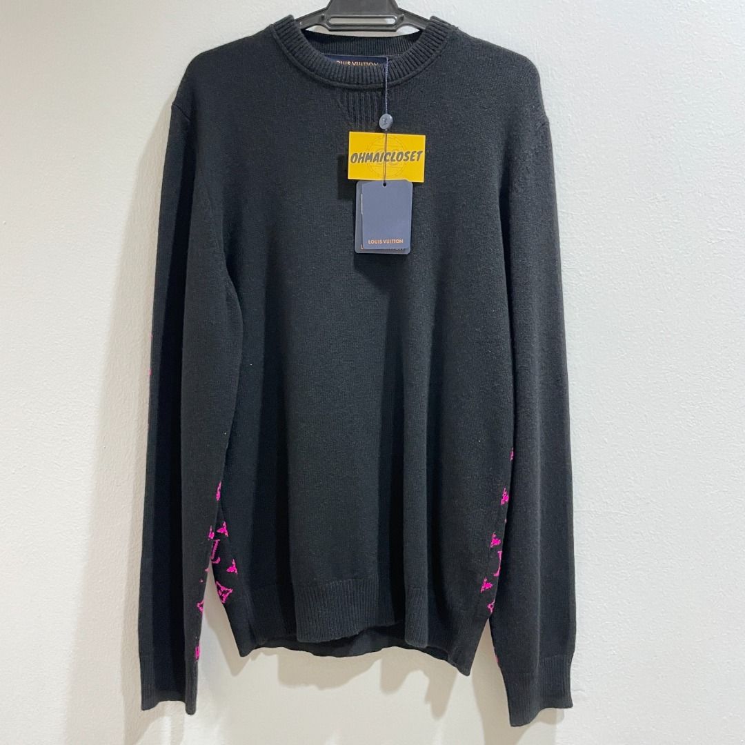 Louis Vuitton MONOGRAM Half And Half Monogram Crewneck (1A5D0A)