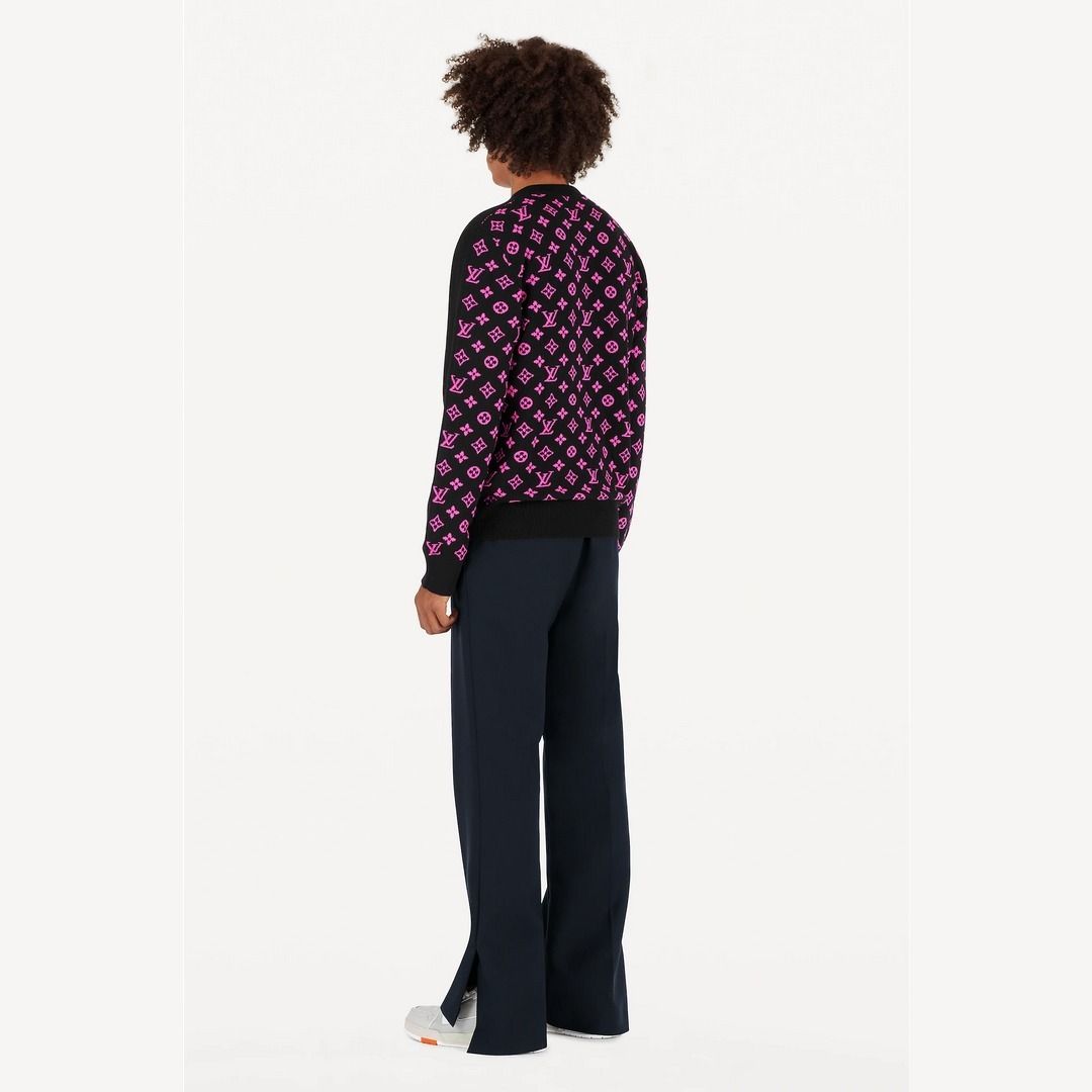 Half and 2025 half monogram crewneck
