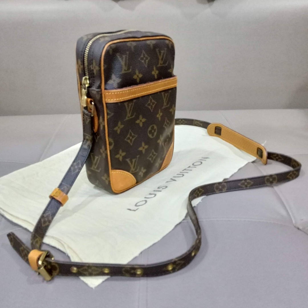 Louis Vuitton Danube Monogram shadow, Luxury, Bags & Wallets on Carousell