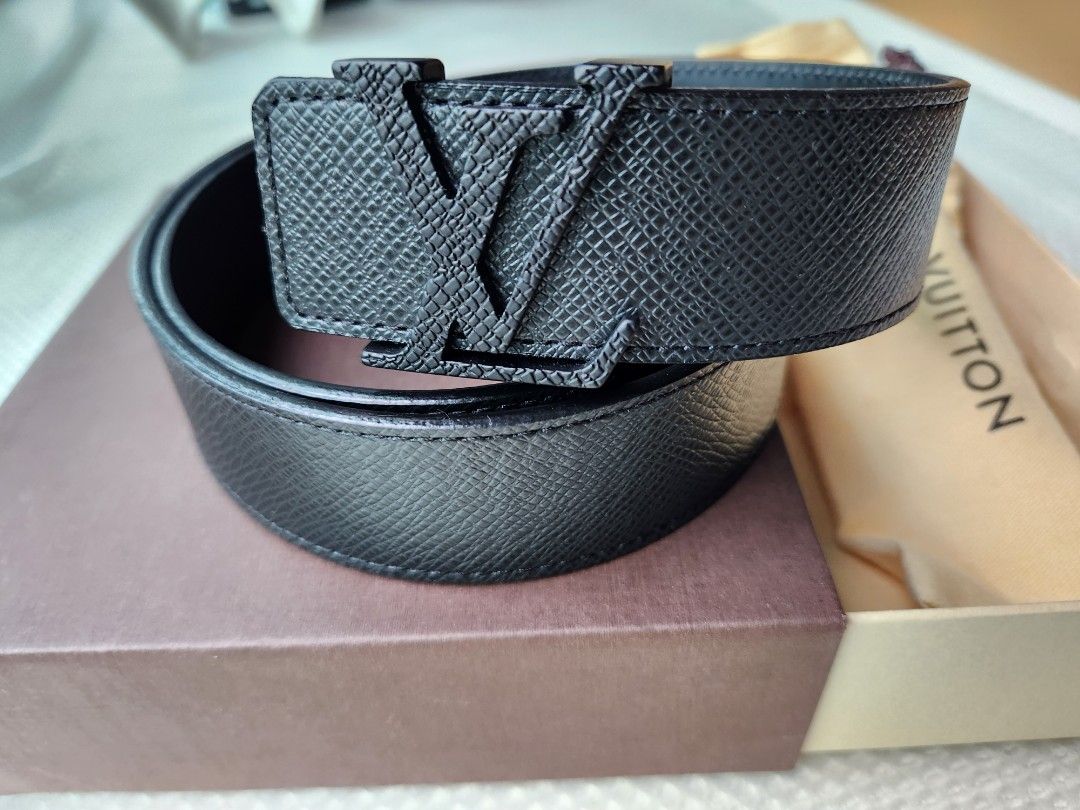 LV Aerogram Calf Leather Belt 35mm