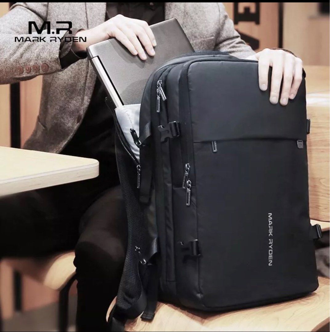2019 backpack underseat travel backpack wheeled Rolling Backpack for Travel, 4 Wheels Laptop Backpack for Women Men, Water  Resistant Business Large Wheeled Backpacks Fits 15.6 Inch Notebook, MATEIN  School Luggage Suitcase Bag with Pockets main image 1
