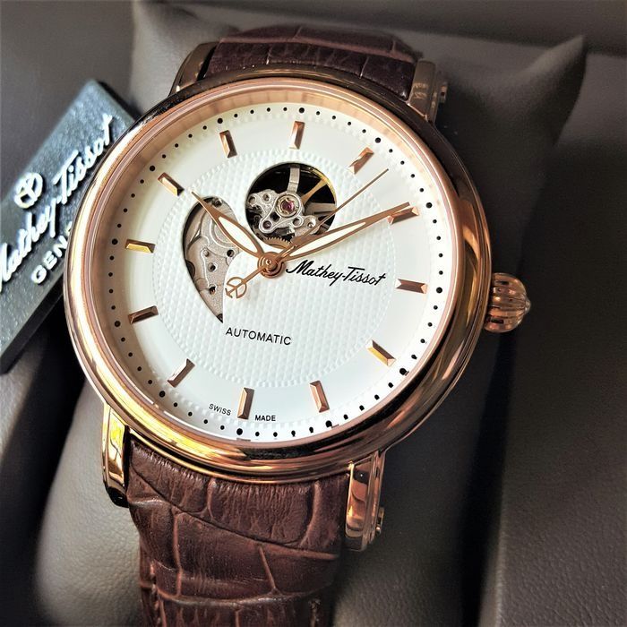 Mathey Tissot Automatic STP 5 15 Caliber Open Heart Skeleton