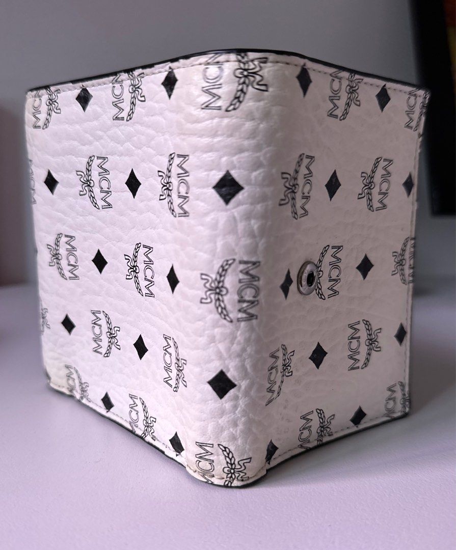 MCM Trifold Wallet in Visetos Original, Women's Fashion, Bags & Wallets, Wallets & Card Holders