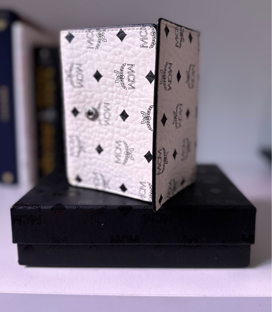 MCM Trifold Wallet in Visetos Original, Women's Fashion, Bags & Wallets, Wallets & Card Holders