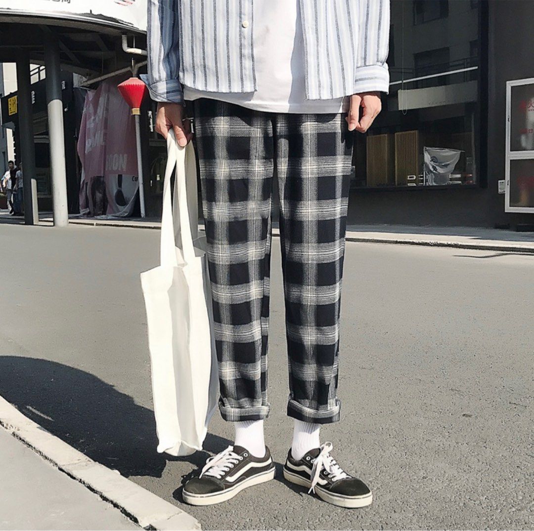 Stine Goya Marc Checked Crepe Trousers | Coggles