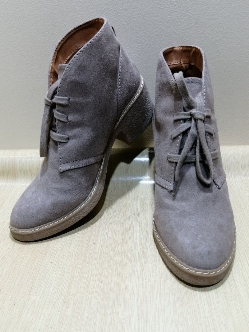Merona grey suede boots sales