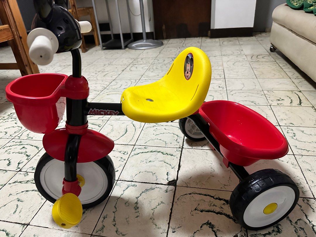 Mickey Mouse Bike, Hobbies & Toys, Toys & Games on Carousell