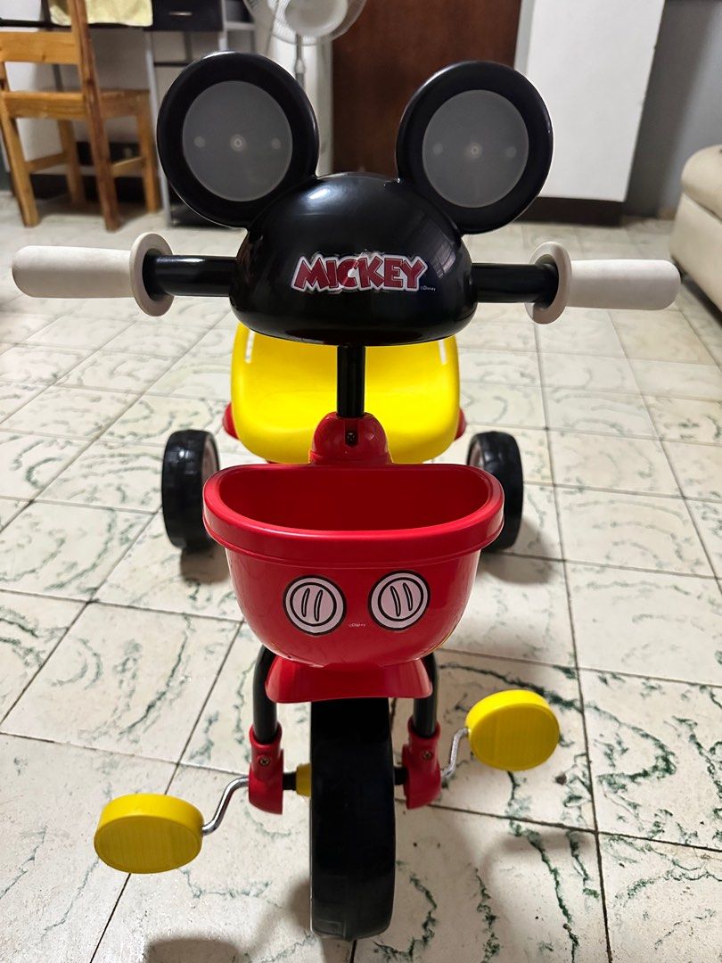 Mickey Mouse Bike, Hobbies & Toys, Toys & Games on Carousell