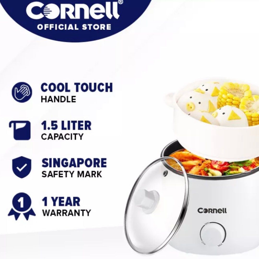 Mini Multi Cooker Steamer Cornell Rice Instant Noodle Hotpot Steam Boat