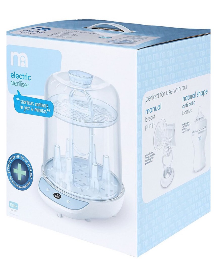 Mothercare Electric Bottle Steriliser 奶樽電子蒸氣消毒機, 兒童＆孕婦用品, 護理及餵哺, 護理及餵哺