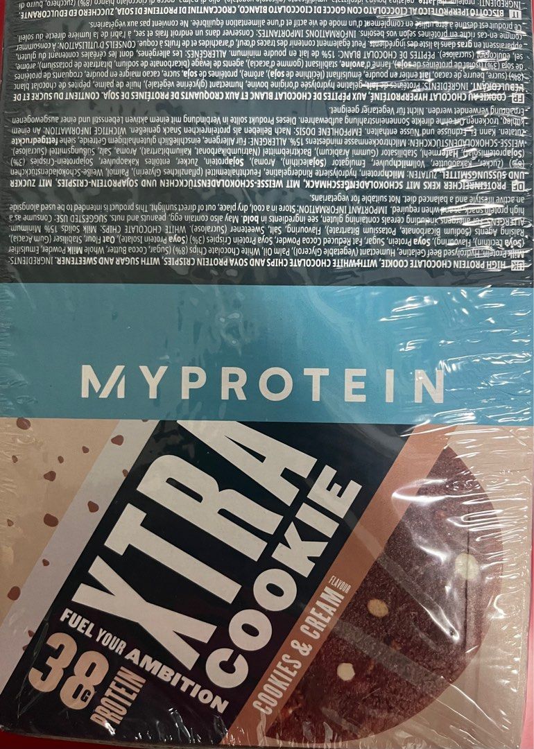 MyProtein Xtra Cookie Cookies & Cream Flavour, Health & Nutrition