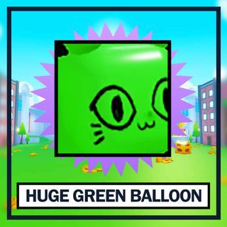 New Huge Green Balloon Cat Pet Simulator X PSX Roblox
