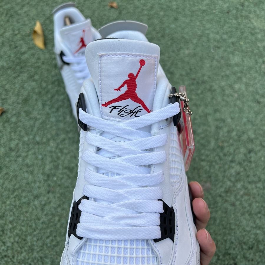 White cement clearance 4 nike air