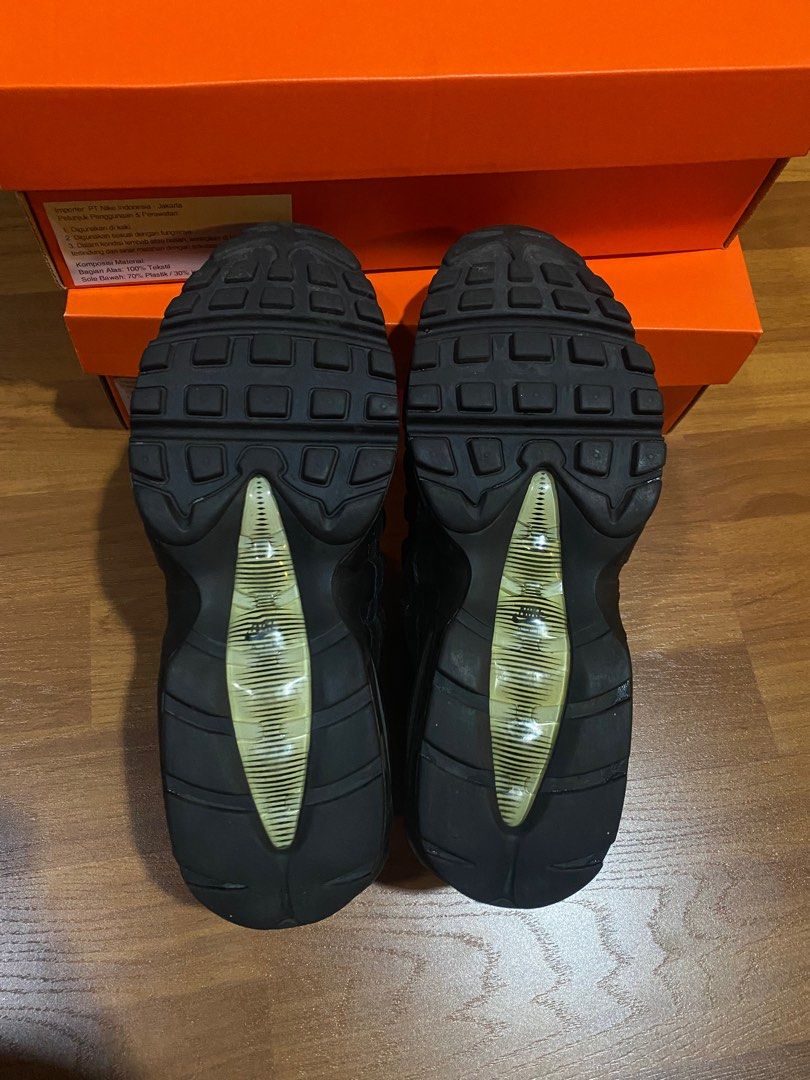 Nike Air Max 95 HAL Patches Black Cargo Khaki Fesyen Pria Sepatu Sneakers di Carousell