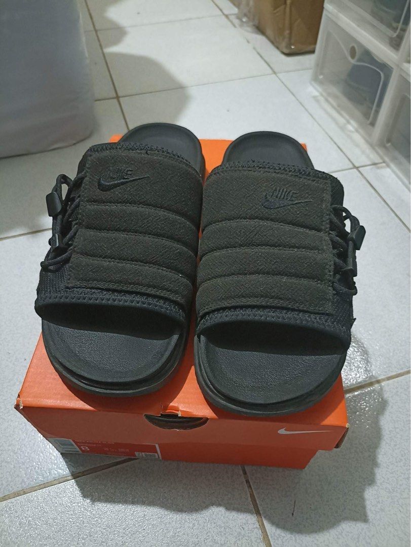 Nike Asuna 3 Men\'s‎ Sandals Size 7 Slide Black Slippers FB2184-001 Nike Asuna Slide Men's Triple Black Nike Asuna Men main image 3