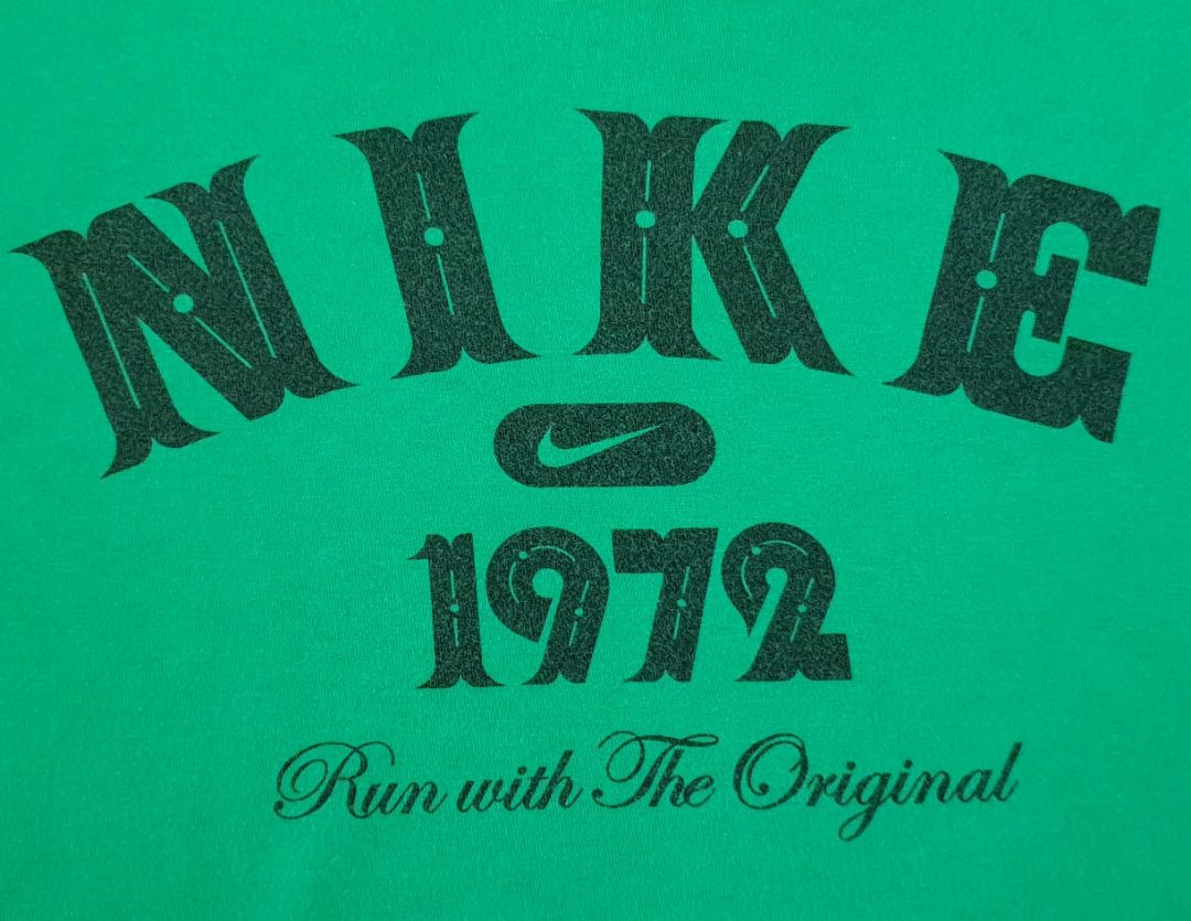 NIKE The Athletic Dept. 1972 Green Shirt, Men's Fashion, Tops & Sets