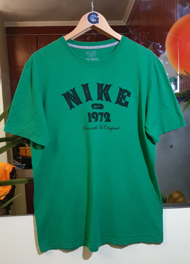 NIKE The Athletic Dept. 1972 Green Shirt, Men's Fashion, Tops & Sets