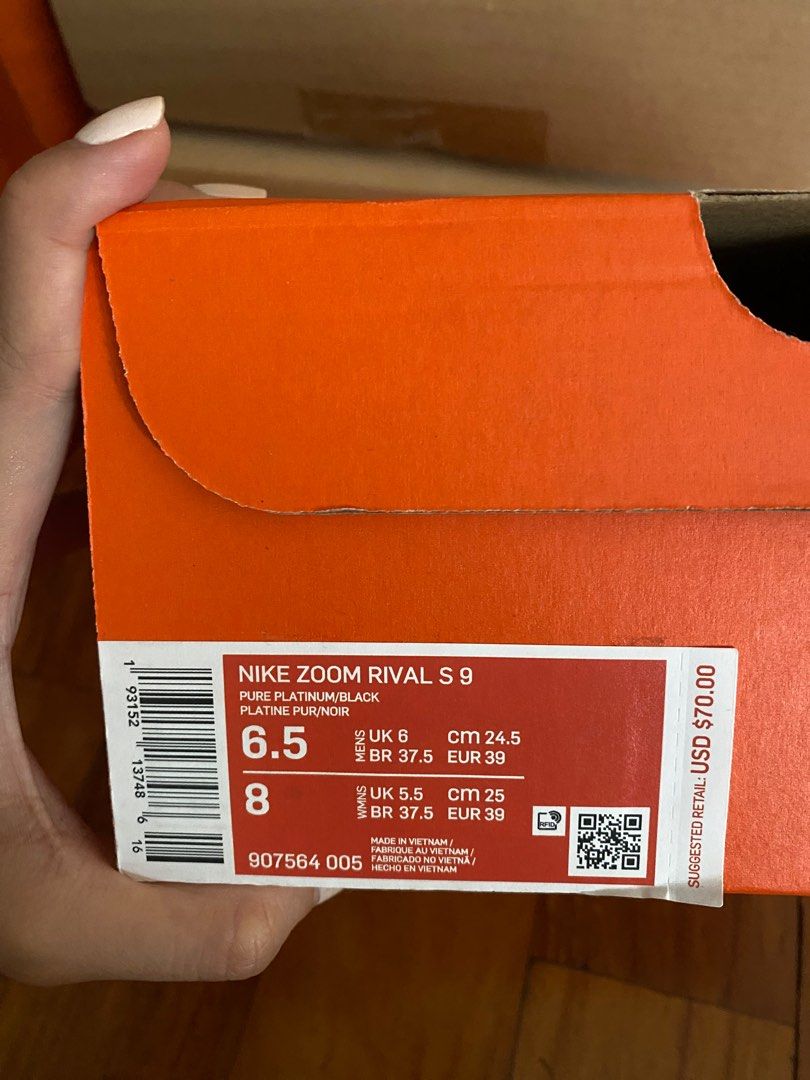 spikes nike zoom rival s 9