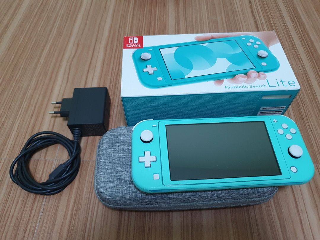 Nintendo Switch Lite (Mint Green), Video Gaming, Video Game Consoles ...