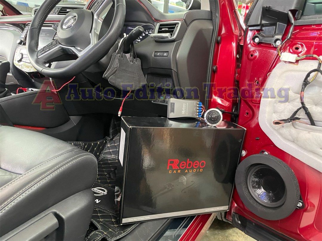 Nissan speakers upgrade with Rebec Car Audio Nissan Qashqai ** Car