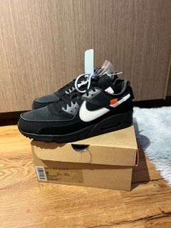 Nike X OFF WHITE Air Max 90 Black Virgil Abloh RARE AA7293 001