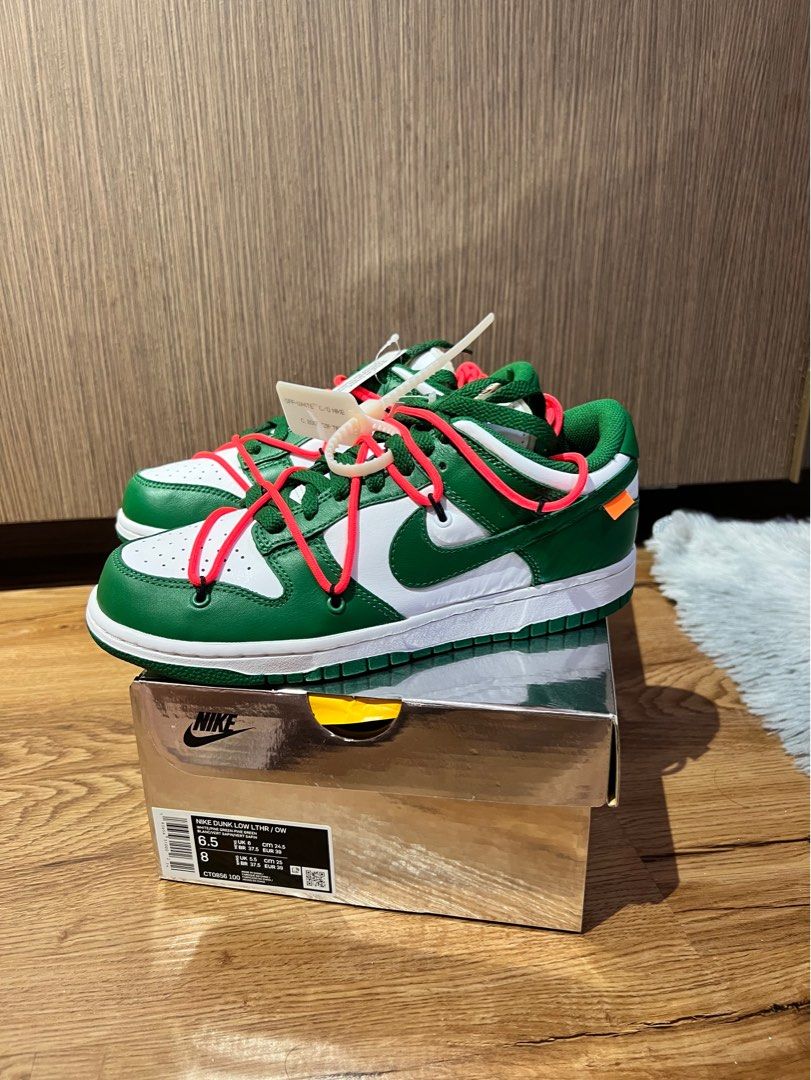 OFF-WHITE × NIKE DUNK LOW 24.5cm